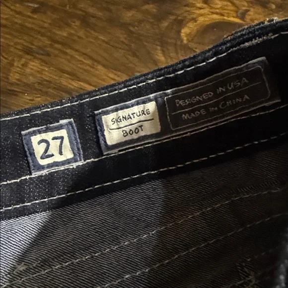 Miss Me-Dark Blue Boot Cut Jeans with Embellishments - Picture 4 of 7